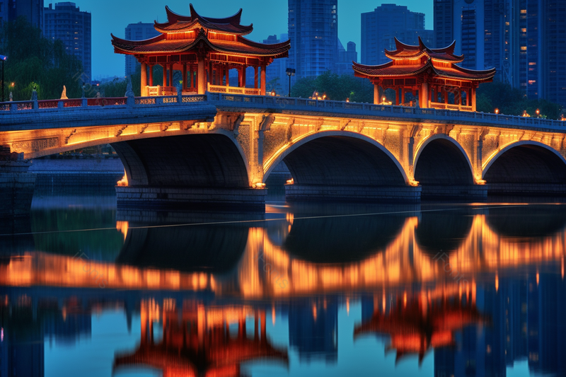 桥倒影在水面桥梁摄影城市景观户外摄影古建筑摄影旅游广告,高清,摄影图,摄影图片,图片大全,摄影图免费下载